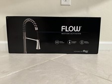 FLOW Motion-Activated Single-Handle Spring Neck Pull-Down Faucet Brushed Nickel
