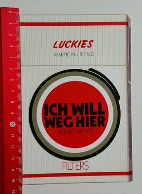 Decal/Decal: Luckies American Blend - I Want To Get Out Of Here (150716180)