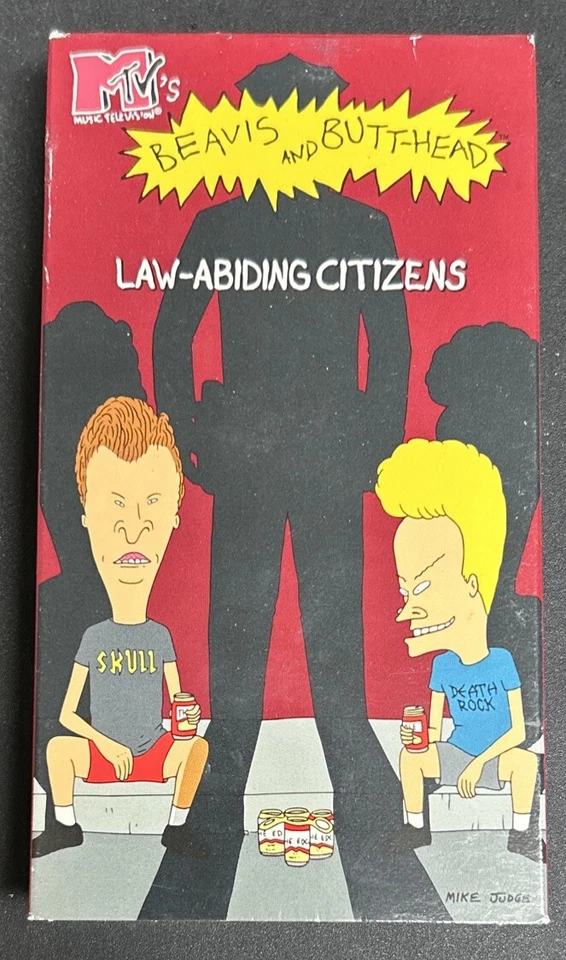 Beavis and Butt-Head Law-Abiding Citizens VHS Tape MTV Cartoon Comedy 1997 Used - Image 3 of 4