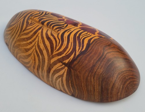 African Safari Serving Bowl Set Hand Carved Olive Wood - Picture 16 of 24