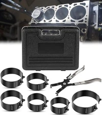 Piston Ring Compressor Tool Set 940387 for Car Diesel Engines 2-7/8" to 4-3/8"