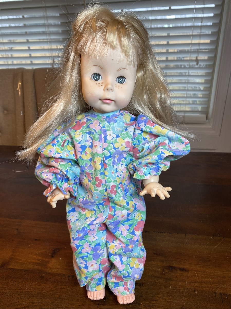 Vintage 1978 Effanbee LIL SUZIE SUNSHINE Doll 15” Rare! Blonde