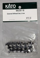 Kato 962010 Geared Wheel Set 6 axles per pack HO-Scale NEW
