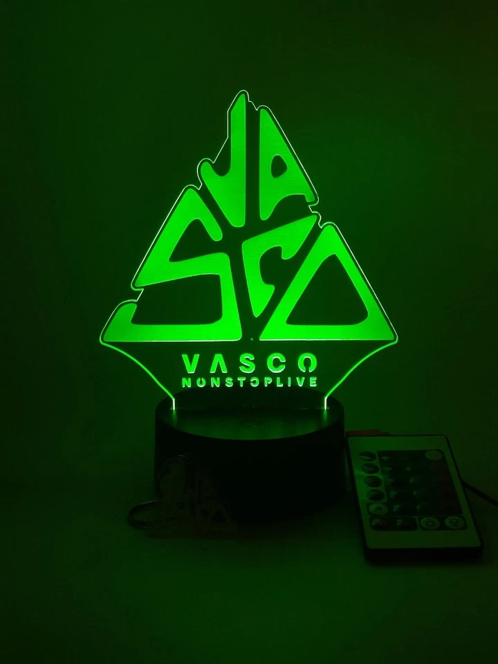 Lampada led Vasco Rossi  NON STOP LIVE  IL BLASCO FANS usb+telecomando - Immagine 4 di 4