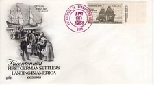 FIRST GERMAN SETTLES IN AMERICA,  PHILADELPHIA, PA  1983  FDC18823