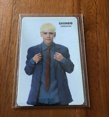 SHINee Jonghyun Official Photocards | eBay SHINee Jonghyun Official Photocards | eBay
