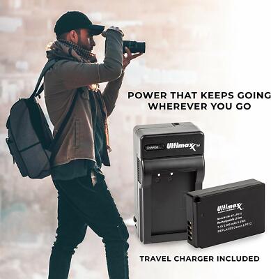 New! KingMa Canon LP-E12 Battery Charger Kit For Canon EOS M M2 M10 M50
