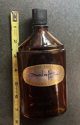Balafre Brun Lancôme EMPTY, 8 oz.  Eau de Toilette, BOTTLE ONLY, VINTAGE. Rare