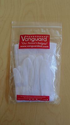USMC MARINES PARADE COLOR GUARD WHITE GRIPPER GLOVES ALL RANKS RATES UNIFORMS MD