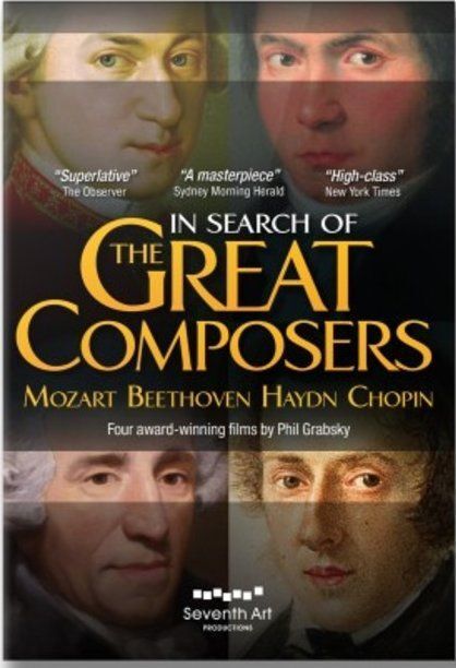 Music Dvd In Search Of The Great Composers: Beethoven, Mozart, Haydn, Chopin
