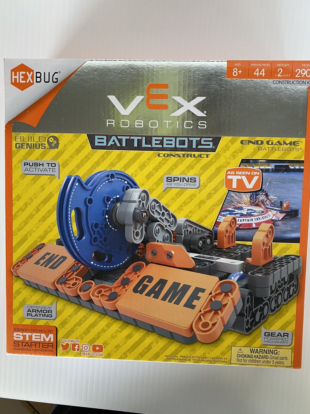 HEXBUG Vex Robotics End Game Toys for Kids Fun Battle Bot Hex Bugs  Construction for sale online