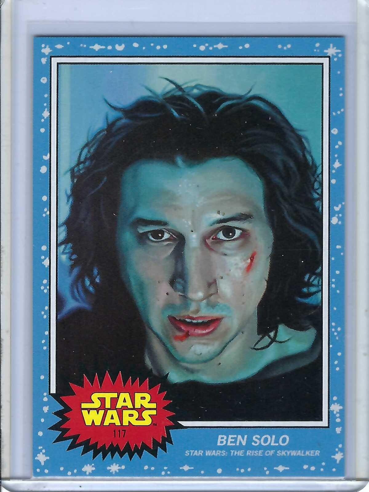 2020 TOPPS STAR WARS LIVING SET BEN SOLO KYLO REN ADAM DRIVER CARD # 117