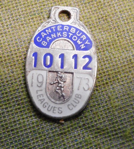  CANTERBURY   RUGBY  LEAGUE  CLUB   MEMBER BADGE 1973  #10112 - 第 1/2 張圖片