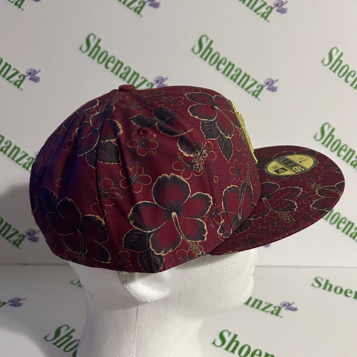 STUSSY × NEWERA Stussy x New Era 59Fifty Hat Fitted Cap Gold Flake Floral