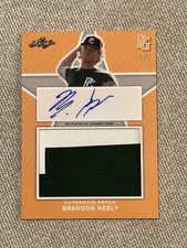 BRANDON NEELY 2020 Leaf Perfect Game AUTOGRAPH Jersey Patch #1/3 GATORS, RED SOX