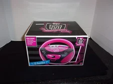 MONSTER HIGH CD- RADIO BOOMBOX-NEW IN BOX-2011-WORKS- RARE