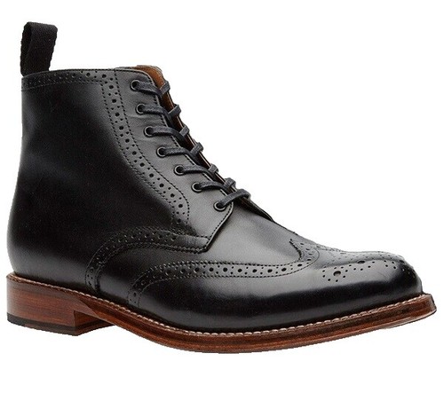 Bed Stu Russel Ankle Boots, Black Leather, Men\'s 9.5 M Bed Stu Russel Ankle Boots, Black Leather, Men main image 4