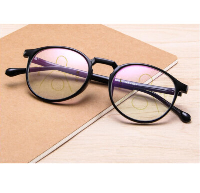 Retro Multifocal Progressive Photochromic UV400 Sun Reading Glass Near Far