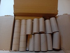 50x EMPTY TOILET/KITCHEN ROLL Cardboard Tubes For Arts Crafts Pets Gardening Etc
