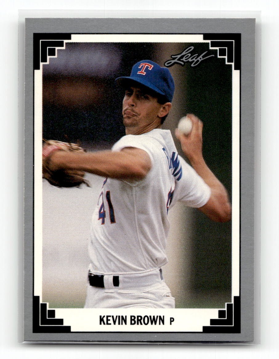 1991 Leaf #250 Kevin Brown Texas Rangers Baseball Card