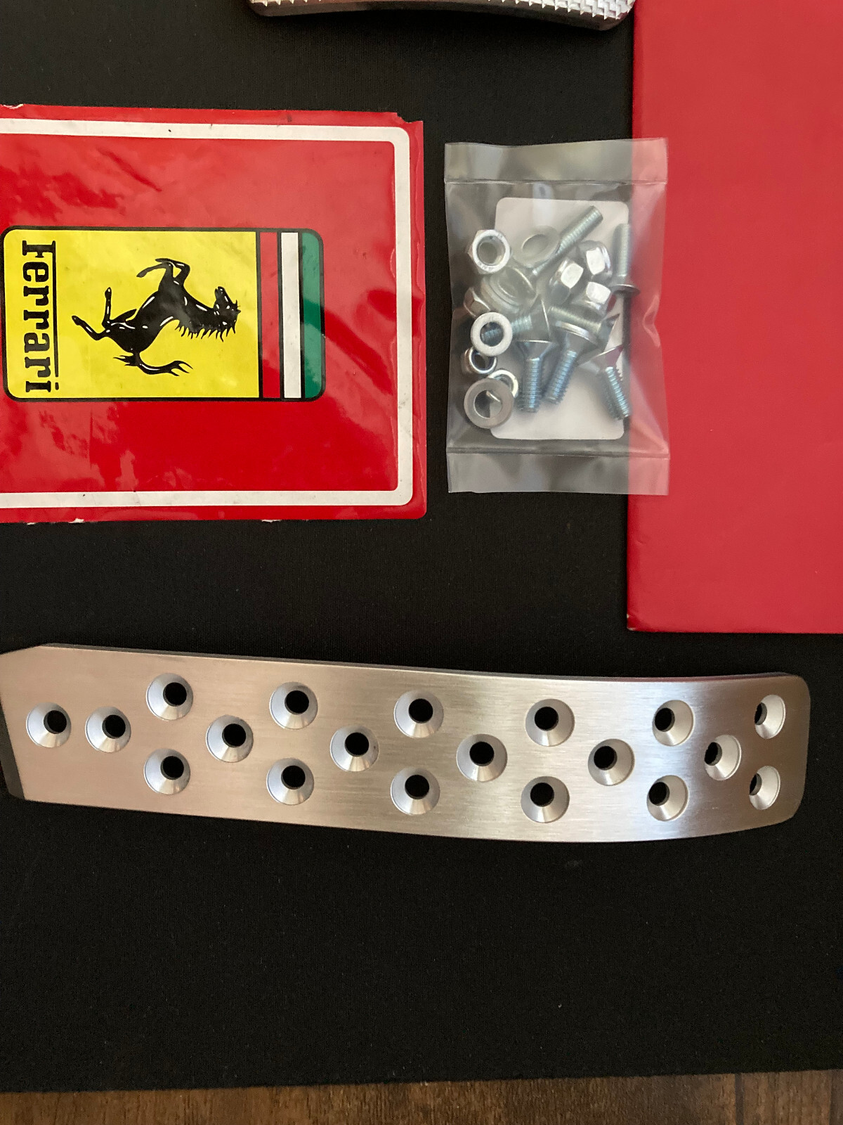 Ferrari HE Aluminum Drilled Pedal Set For,208, 308, 328, Testarossa, Mondiale .