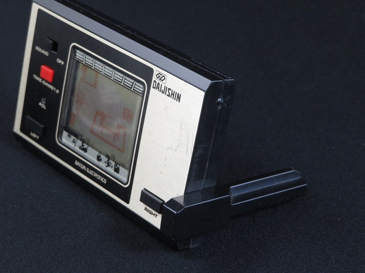 Tested Daijishin Earthquake LCD Game Digital Bandai Electronics