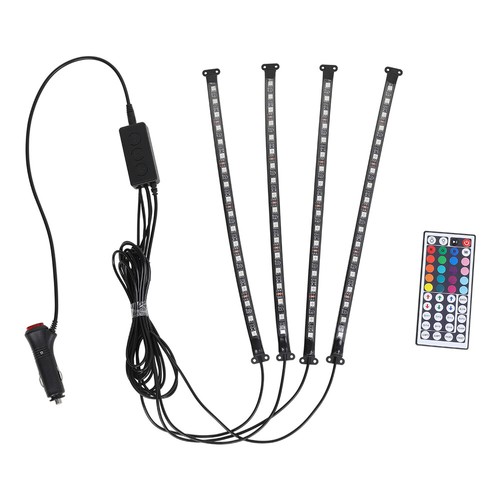 4x RGB 72 LED Interior Floor Light Strip Bluetooth APP For Mazda 2 3 6 CX-3 CX-5 - Picture 13 of 13