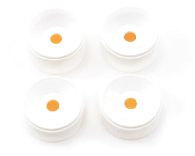 XRAY 9mm Hex M18 Pro Aerodisk Rubber Tire Wheel (4) (White