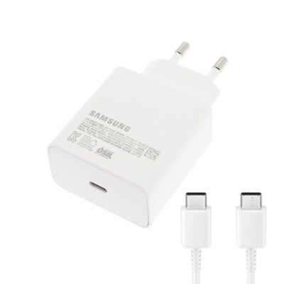 Genuine Samsung 65W EP-TA865 Adapter Power Supply Fast Charger USB-C 1.8m Cable