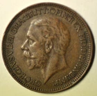1933 George V Farthing — photo from another recent sale