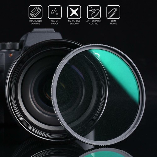 K&F Concept Nano-X Black Diffusion 1/4 lens Filter Special Effects Slim 37-95mm - Picture 39 of 113