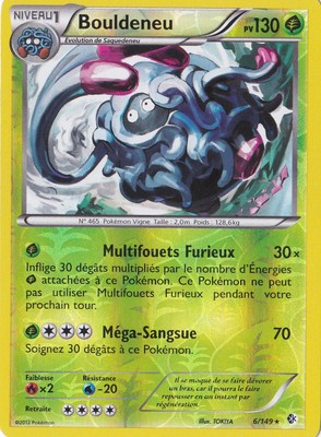 Bouldeneu Reverse - N&B - Grenzüberschreitung - 6/149 - Französische Pokemon Karte