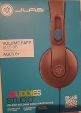JLab JBuddies Studio 2 Kids On-Ear On-Ear Kids Wired Headphones w/ Mic