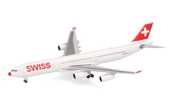 Herpa Wings 538183 1:500 Airbus A340-300 Swiss International Air Lines HB-JMA