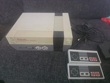 Nintendo NES Control Deck Boxed Bundle SMB Tested Working Console