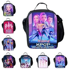KPop Demon Hunters Personalised Insulated Lunch Bag Kids Portable Lunch Box