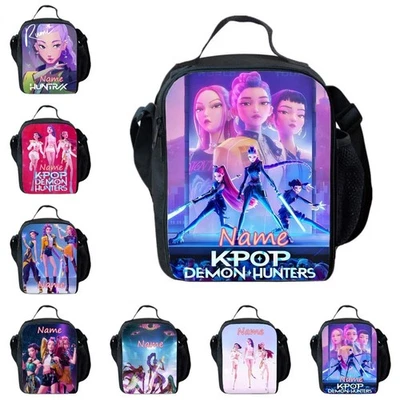 KPop Demon Hunters personalisierte isolierte Brotzeittasche tragbare Brotdose für Kinder - Bild 1 von 4
