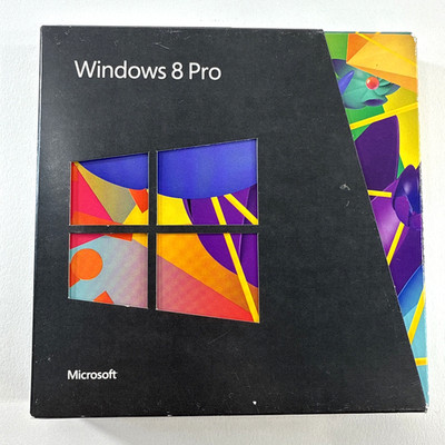 Microsoft 2012 Windows 8 Pro Upgrade for PC DVD - 34/64-bit Software only - Read