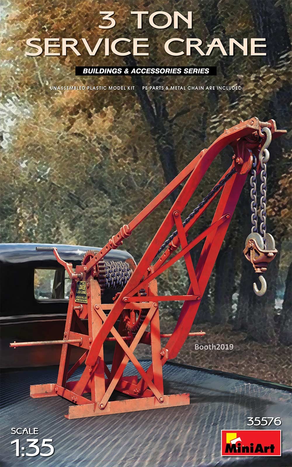 MiniArt MT35576 1:35 3 Ton Service Crane Kit