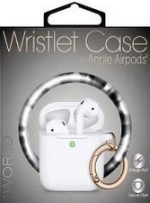 iWorld Wristlet White Protective Hard AirPod Case NIP