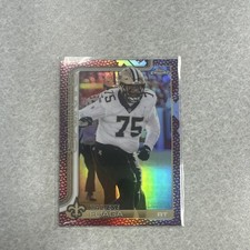2025 Topps Chrome Taliese Fuaga New Orleans Saints Leather  #219 