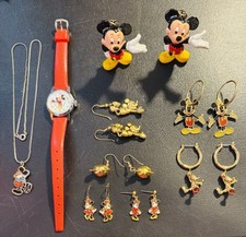 Vintage Mickey Mouse Jewelry Lot