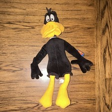 Vintage Nanco Looney Tunes Daffy Duck Large Plush Stuffed Animal 2002