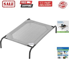 Elevated Dog Bed - Breathable Off-The-Ground Pet Bed with Cooling Fabric, Joi...