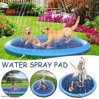 100-200cm Kinder Splash Pad Sprinkler Spielmatte Wasserspielmatte für Garten