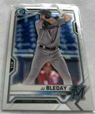 2021 Bowman Chrome Baseball Prospects JJ Bleday Miami Marlins #BCP-93