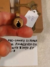 One Pre-owned Original Schlage Knob/ Lever Cy...