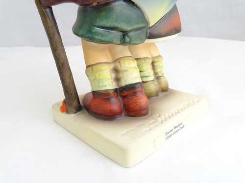 Hummel Goebel Stormy Weather 71/I Figurine Boy and Girl Under Umbrella FedEx FS - Picture 19 of 24