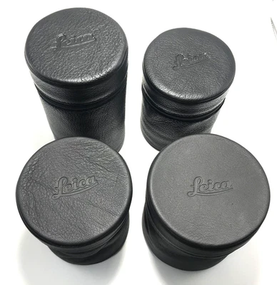 Leica Leitz Lens Vintage Case CM Genuine German Leather Various DDP - Image 1 of 4