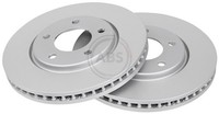 2X Bremsscheibe A.B.S. 17353 FüR Caravan Dodge Chrysler Voyager RS RG 4 VAN CRD